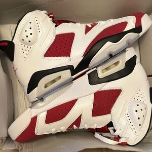 Retro Jordan 6 Carmine. Brand new never worn size 10